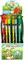 TINYMILLS 24 Pcs Jurassic Dinosaur Stackable Pencil Assortment with Eraser for Party Favors Goodie Bag Stuffers VBS Classroom Rewards Carnival Prize